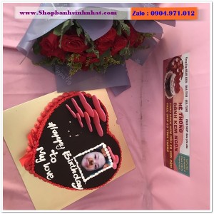 Combo Bánh Kem & Hoa Tươi - MM33